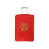 Suministros para Funda de Maleta de Boda Rojo Dote Cubierta de Boda Carácter Doble Felicidad Bolsa a Prueba de Polvo Funda Protectora para Equipaje