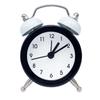 Reloj despertador de metal al por mayor de 5 cm, lindo y creativo, pequeño, para estudiantes y niños, con esfera de reloj intercambiable y logotipo, reloj de cuarzo