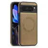 Adequado para Capa de Celular com Carregamento Sem Fio Magnético para Montagem em Carro Google Pixel 11Proxl Capa Protetora de Couro Google 10