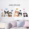 Venda quente flor borboleta animal folha verde vários opcionais sala de estar adesivos de parede decorativos removíveis PVC adesivos de parede