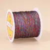 Nuevo rollo pequeño de hilo dorado y plateado para tejido DIY hecho a mano, bordado, pulsera, cuerda de mano, ensartado de cuentas y accesorios de joyería