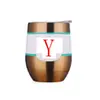 Explosiones Europeas y Americanas Taza de Cáscara de Huevo Termo de Acero Inoxidable para Vino Tinto Cerveza al Vacío Personalizado en Forma de U con Forma de Huevo 12oz Huevo