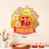 Felicitaciones a la fortuna puerta tridimensional decoraciones colgantes de pollo lindo Decoración de Año Nuevo puerta de ascensor pegatinas de dormitorio fábrica en stock venta al por mayor