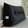 Cojín de pana para mesita de noche Doble respaldo Bolsa suave Almohada Cama Extraíble y lavable Cojín lumbar Sofá Tatami Respaldo