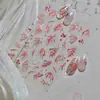 Pegatinas de Arte para Uñas de Metal Transfronterizas Ins Xiaohongshu Pegatinas para Uñas Joyería de Fuegos Artificiales de Año Nuevo de Gama Alta Material Diamantes para Uñas