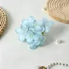 Flores de Jabón de Hortensia Estilo Coreano 9 Ramas Cabezas de Florales Artificiales al por Mayor Materiales para Manualidades con Decoraciones de Caja de Regalo