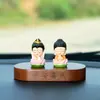 Mini Figuras de Buda y Guanyin, Decoraciones Creativas para Coche, Accesorios para Coche, Set de Decoración para Salpicadero