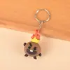Llavero de Goma Suave de Dibujos Animados de PVC Mascota Personalizada Muñeca de Anime Silicona Colgante para Llavero de Coche DIY