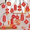 Enfeites de Casa Nova, Enfeites de Casamento, Pequenos Enfeites de Ano Novo 2027 Ano do Carneiro, Pequenas Decorações Penduradas, Etiquetas Decorativas de Ano Novo Festival da Primavera