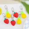 Variedad de Llaveros de Frutas, Adornos Tridimensionales de Plástico Blando, Amigos del Jardín de Infancia, Regalos para Hombres y Mujeres, Al por Mayor Listos para Enviar Transfronterizo