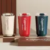 Taza Termo de Acero Inoxidable Doble Capa Transfronteriza Moda de Oficina Taza de Regalo Vaso de Bolsillo Portátil Taza de Café para Coche
