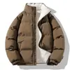 Ropa Casual para Hombre Nueva Otoño e Invierno 2026, Chaquetas Gruesas para Hombre, Chaquetas Acolchadas, Abrigos con Cuello Alto