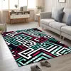 Suministro directo de fábrica tendencia geométrica graffiti alfombra para sala de estar dormitorio vestidor alfombrilla de cocina felpudo venta al por mayor