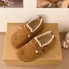 Nuevos mocasines slip-on estilo Birkenstock de suela gruesa, colección otoño/invierno Birkenstock, aumento de altura de 5 cm, forro polar, edición 2026, estilo retro con aumento de altura interior