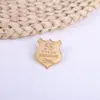 Broche de Insignia Metálica Logo Personalizado Emblema de Empresa Medalla de Aleación de Zinc Pintura Esmaltada Insignia Escolar Personalizado Venta al por Mayor