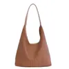 Bolso de Hombro Tejido de Alta Gama, Lujo Ligero, Versátil para Mujer, Gran Capacidad para Verano, Estilo Sencillo de Nicho, Elegante, Moderno