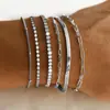 Joyería de Mano Bohemia Transfronteriza Europea y Americana Cadena Metálica Set de Mujer 6 Cadenas Multicapa Pulseras Simples