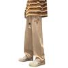Pantalones rectos para hombre, primavera y verano 2023, nueva marca de moda, pantalones deportivos para niños, pantalones casuales holgados de pierna ancha estilo americano.