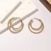Pendientes Exagerados de Personalidad Versátiles Estilo Retro Coreano Estilo Hong Kong Moda Nuevo Diseño de Nicho Pendientes Geométricos Clavos para Orejas
