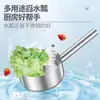 Cucharón de Agua de Acero Inoxidable Extra Grueso con Mango Largo No Magnético Cuchara para Sopa Recogedor de Agua Cuchara Grande para Sopa Cocina Comercial