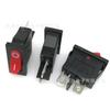 Chundi fornece interruptor basculante KCD1-110 interruptor de alimentação basculante plana de duas pernas segunda marcha 9,5 * 21