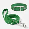 Collar para Mascotas, Correa para Perros Grandes, Impermeable y Resistente al Desgaste, Collar Liso para Perros y Gatos, Cuero PU, Collar con Cascabel para Perros Pequeños y Medianos, Mayoreo
