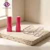 Yueshunxing En Stock Tubo Cuadrado de Goma Dulces Infantiles Labial Papelería Carcasa de Plástico Tubo de Labial de 12.1 mm Tubo Vacío