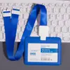 Porta Cartões, Porta Crachá de Identificação, Placa de Identificação de Funcionário, Permissão de Trabalho, Fivela de Segurança, Cordão, Crachá de Trabalho, Capa Protetora para Crachá de Estudante Escolar