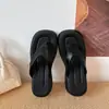 Chanclas de Suela Gruesa para Mujer, Novedad Verano 2026 Estilo Coreano Moda Chanclas para Mujer