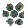 Resina de Areia Líquida Mesa de Jogo Dnd Dungeons & Dragons Jogo de Interpretação de Papéis Coc Trpg Cthulhu Dados de Epóxi Copo de Dados Mesa