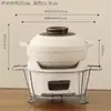 Olla de Barro para Cocina de Aceite con Base de Barro, Estufa de Carbón, Olla Caliente y Estufa Integradas, Estufa de Aceite Ecológica para Uso Comercial