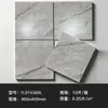 Pisos Pequenos Azulejados com Esmalte Esculpido Fosco 400*400 Cozinha Banheiro Banheiro Antiderrapante Cinza Azulejos Retro Azulejos Cerâmicos