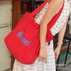 Bolso de Lona con Letras de Moda para Mujer 2026 Nuevo Bolso de Hombro Casual de Gran Capacidad Bolso Tote Elegante de Verano para Viajar