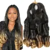 Trenza Sucia Fibra Química Crochet Cabello Peluca Trenza Sucia Africana Rama de Cabello Rollo Grande Cola de Caballo Rollo Natural Tejido Peluca Cola de Caballo