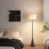 Lámpara de pie para la sala de estar junto al sofá, lámpara de pie de alta gama con almacenamiento integrado, lámpara de mesita de noche de estilo vintage para el dormitorio