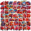 50-200 Piezas de Pegatinas de Colección de Transporte y Vehículos, Pegatinas de Amazon, Pegatinas Impermeables de Dibujos Animados para Niños