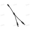 Adaptador de CC directo de fábrica tira de luces LED conector de tornillo de diadema de CC cabezal macho y hembra 2.1 poste de unión