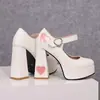 Sandália de Salto Alto com Pingente Grosso, Moda Elegante, Sapato Aberto na Frente em Forma de Coração para Mulheres com Strass, Sapatos Casuais Doces da Moda para Primavera e Verão