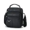Bolso de hombro de cuero para hombre, bolso cruzado vertical de negocios, bolso de cuero genuino, bolso cruzado pequeño elegante y de alta gama para hombre