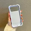 Burom Cloud AplicABLE PARA Apple 18ProMax 3D Grid 16proMax Cloud Think Funda de Teléfono Líquida