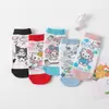 2024 novas meias de desenho animado japonês novas meias fofas de gatinho para crianças versão coreana 200N meias invisíveis femininas meias de algodão