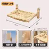 Hamaca para Gatos, Nido para Gatos, Universal para Todas las Estaciones, Ventana Plegable de Madera Maciza, Cesta Colgante para Gatos, Ventosa, Cama Colgante para Gatos, Transpirable para Exposición al Sol