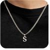 Collar de Letra Inglesa Recortada de Nuevo Producto Transfronterizo Europeo y Americano para Mujer, Diseño Nicho, Cadena Versátil para Suéter, Cadena para Clavícula al por Mayor