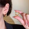 Nuevos Aretes de Estilo Retro en Espiral para Mujer, Modernos y Versátiles, Aretes y Pendientes de Diseño Nicho de Gama Alta