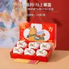 Juego de Vajilla Creativa de Cerámica Azul y Blanco Estilo Japonés Tazones y Palillos Juego de Tazón y Plato Bol de Regalo Propicio Bol de Cerámica para Uso Doméstico