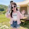 Ropa de Protección Solar para Niñas, Estilo Delgado de Verano, Chaqueta Transpirable Anti-UV para Bebé Niña, Nueva Moda 2026 Sudadera con Capucha para Niños