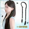 Peruca Argola de Cabelo Feminina Corda Colorida Dreadlocks Estilo de Cabelo Trançado Argola de Cabelo Trançada Invisível Sem Marcas Acessórios de Cabelo Adorno de Cabeça Estilo Étnico