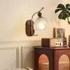Lámpara de Pared Floral Estilo Francés, Lámpara Cálida y Romántica Vintage para Mesita de Noche de Dormitorio, Decoración de Arte de Pared de Fondo para Sala de Estar Lámpara de Pétalo