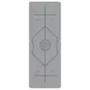 Tapete de Yoga Borracha PU Atacado Fibra de Coco Fosco Antiderrapante Absorvente de Choque Dança Fitness Tapete de Yoga Fosco Antiderrapante Espessado
