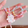 Set de Collar y Pulsera para Niñas, Colgante de Dibujos Animados, Hilo de Cuentas de Colores, Estilo Princesa, Accesorios de Joyería para Niñas Pequeñas